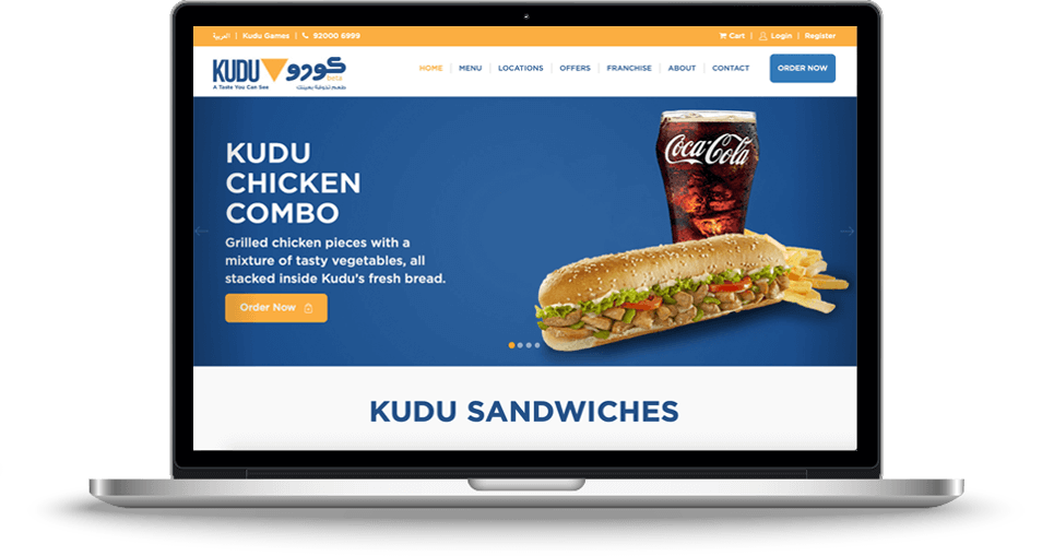 Kudu KSA Mobile App Development, Web Design, Web Maintenance Screenshot